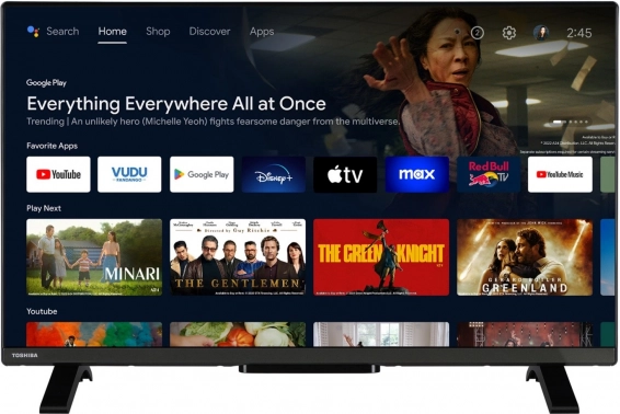 téléviseur 32" Toshiba avec Android TV, HDR10 et Dolby Audio