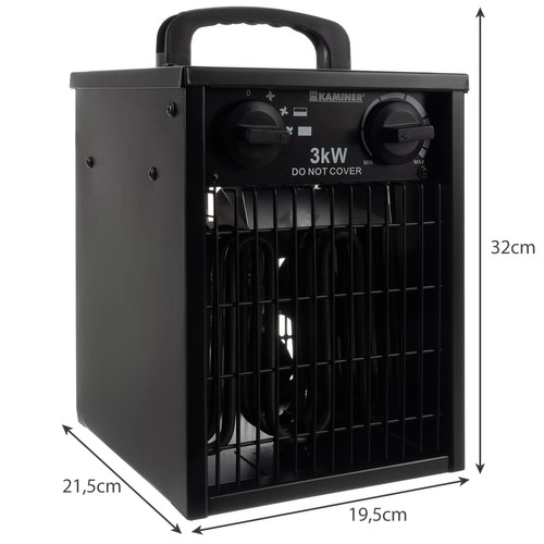 Chauffage électrique avec ventilateur Kaminer 24361
