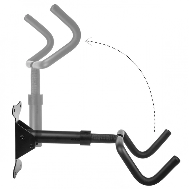 Support mural horizontal en acier pour vélo, charge max. 30 kg Maclean MC-431