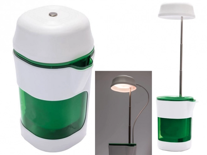 Lampe pour plantes avec lumière à spectre complet et pot à irrigation automatique