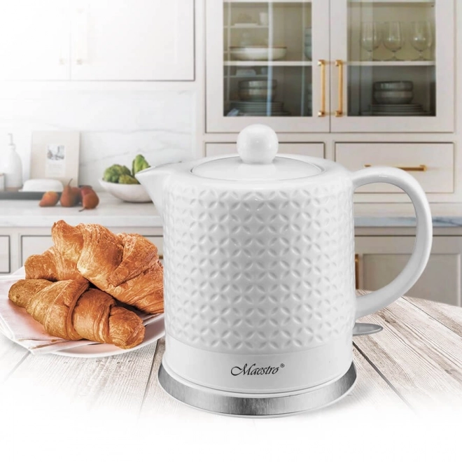 Bouilloire électrique en céramique Maestro 1,2l 1200W
