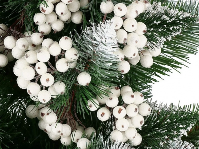 Décorations de Noël Rowan Blanc Givré 5 pcs