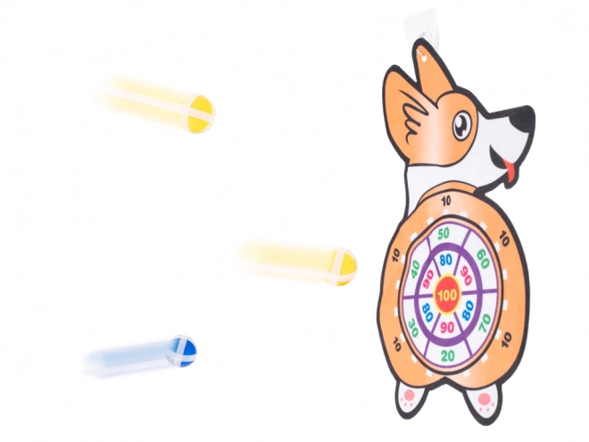 Jeu d'enfant Cible Corgi avec balles sèches
