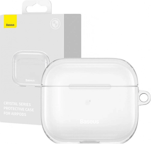 Étui de protection transparent pour AirPods 3 de Baseus, série Crystal