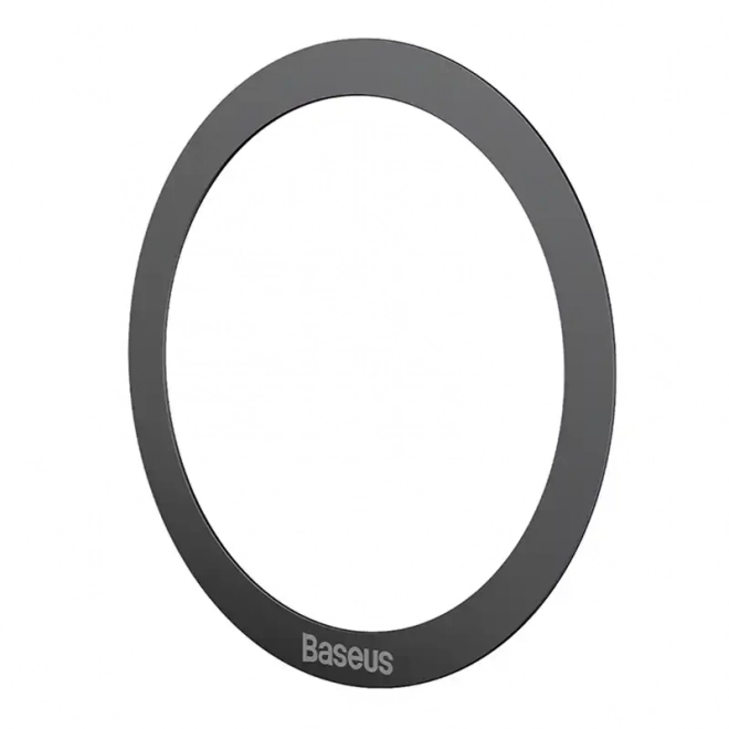 Anneau magnétique Baseus Halo pour téléphones, MagSafe (noir)