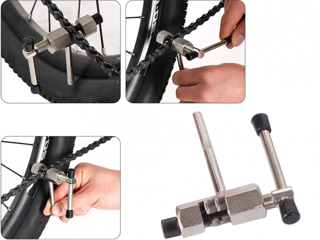 Ensemble d'outils pour manivelles de vélo clé pour chaîne sans plateau arrière