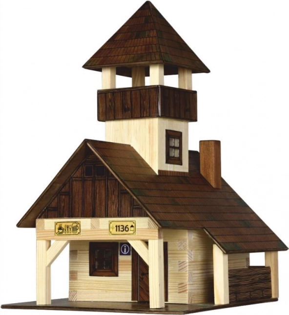 Refuge touristique en kit de construction en bois