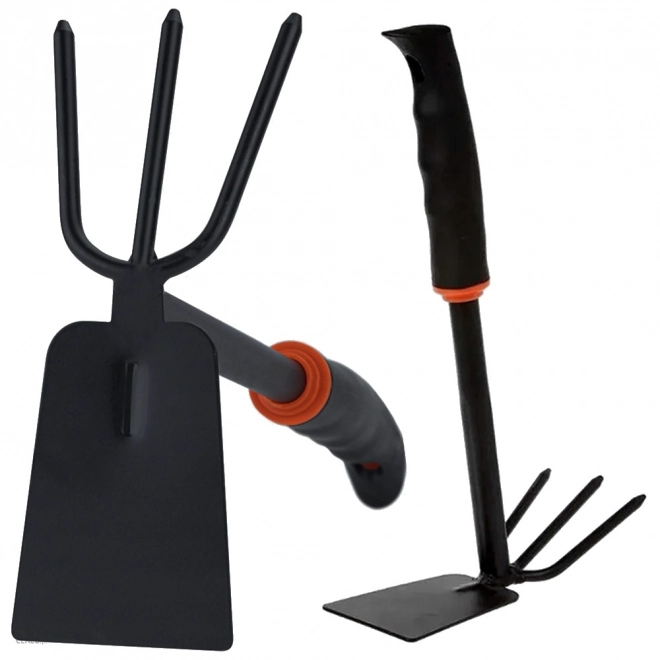 Motyk oboustranné de jardin avec griffe
