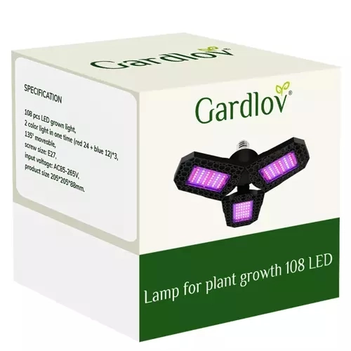 Lampe 108 LED pour croissance des plantes Gardlov 20440