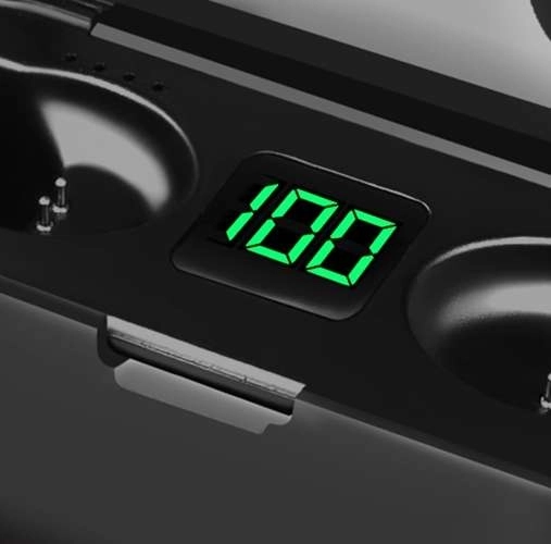 Écouteurs sans fil Bluetooth - Noir + batterie externe