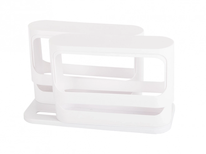 Organisateur de cuisine en plastique blanc pour épices