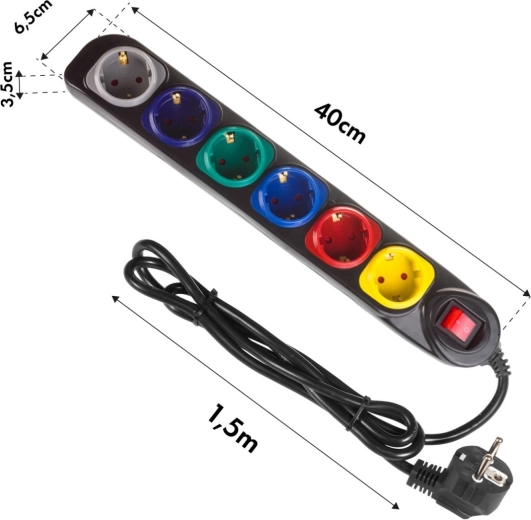 Interrupteur principal rétroéclairé