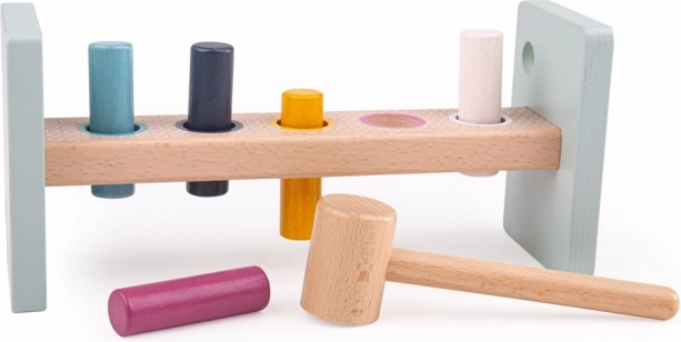 Apprentissage et amusement avec des chevilles colorées