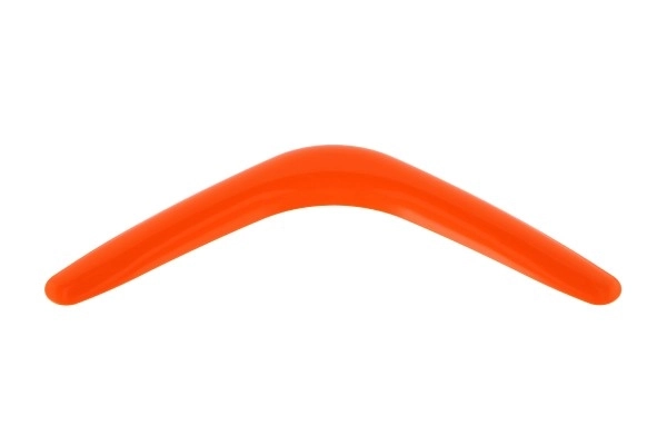 Boomerang en plastique 28cm 3 couleurs
