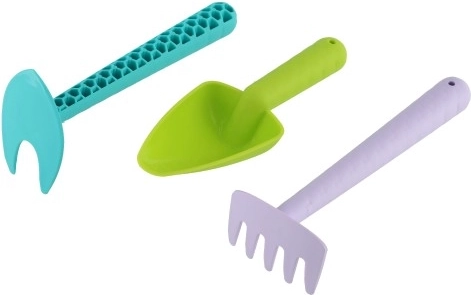 Outils en plastique coloré