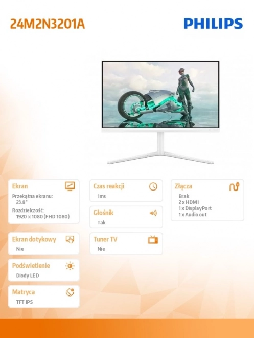 Moniteur Philips 24M2N3201A IPS 24 pouces