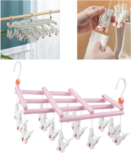 Crochet double et fixation rotative pour une suspension facile