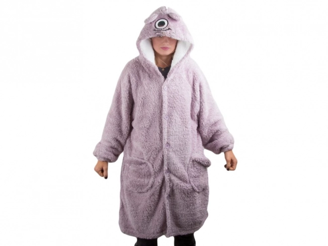 Sweat à capuche oversize chaud avec fourrure