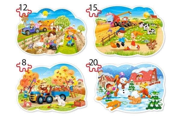 Puzzle Quatre Saisons pour enfants