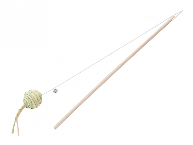 Jouet pour chats canne à pêche avec balle et grelot
