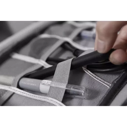 Organisateur de voyage pour câbles et chargeurs avec poignée