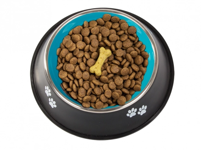 Bol antidérapant pour chiens en inox 400 ml