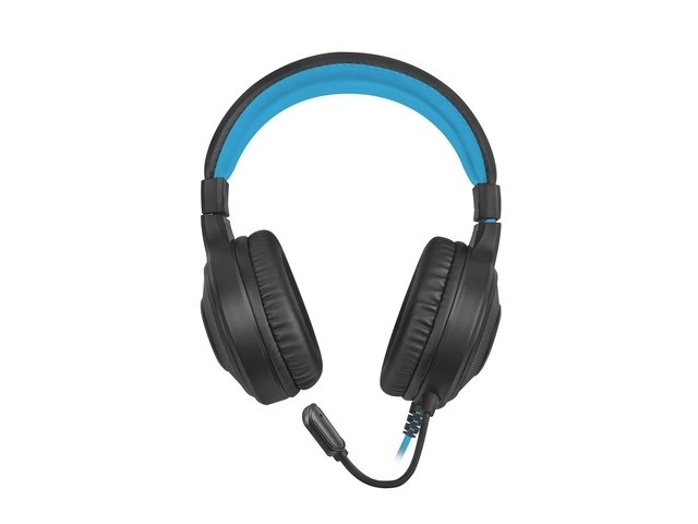 Casque Warhawk RGB pour joueurs noir et bleu