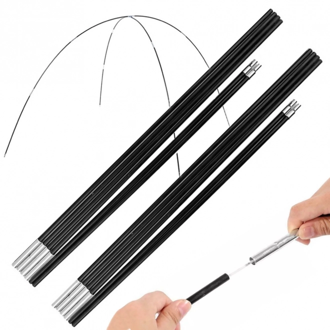Cadre de tente pliable 6 segments