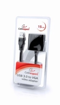 Adaptateur USB 3.0 -> VGA noir