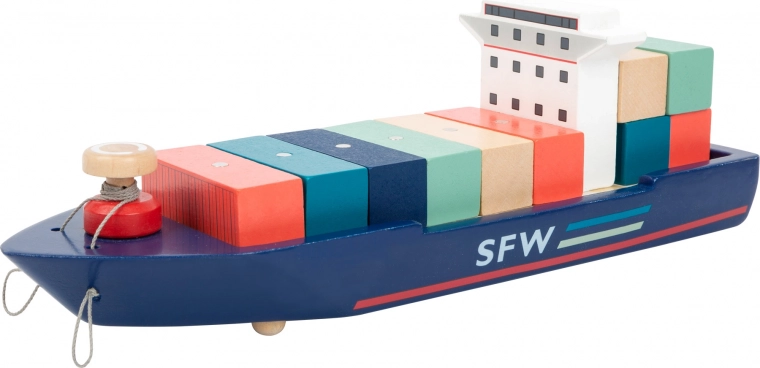 Porte-conteneurs avec remorqueurs