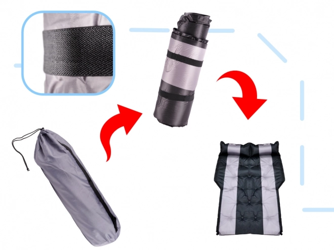 Matelas gonflable pour voiture 180x120cm noir