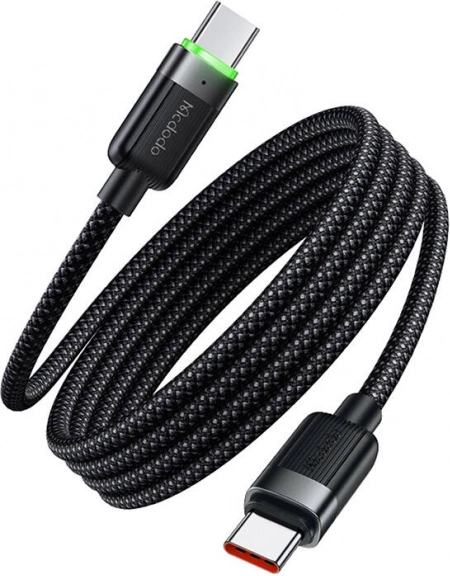 Mcdodo câble USB-C vers USB-C, 60 W, auto-enroulant, 1,2 m