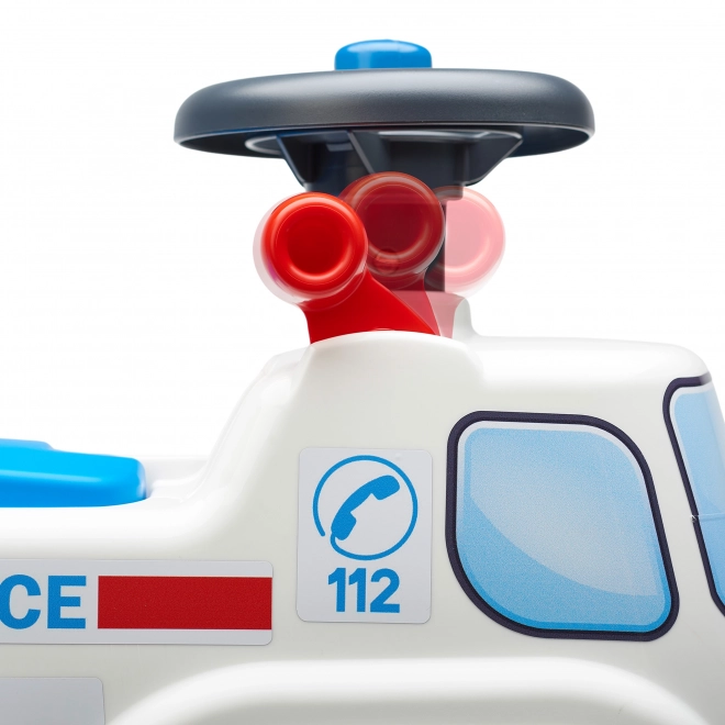 FALK Porteur Ambulance avec siège ouvrant et klaxon sur le volant