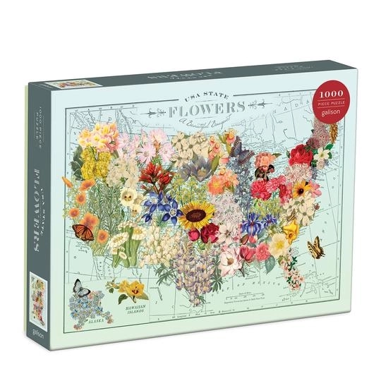 Puzzle fleurs USA 1000 pièces