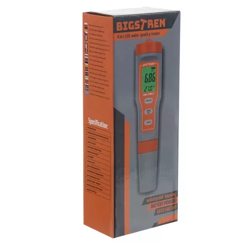 Bigstren 4 en 1 testeur LED de qualité de l'eau 23534