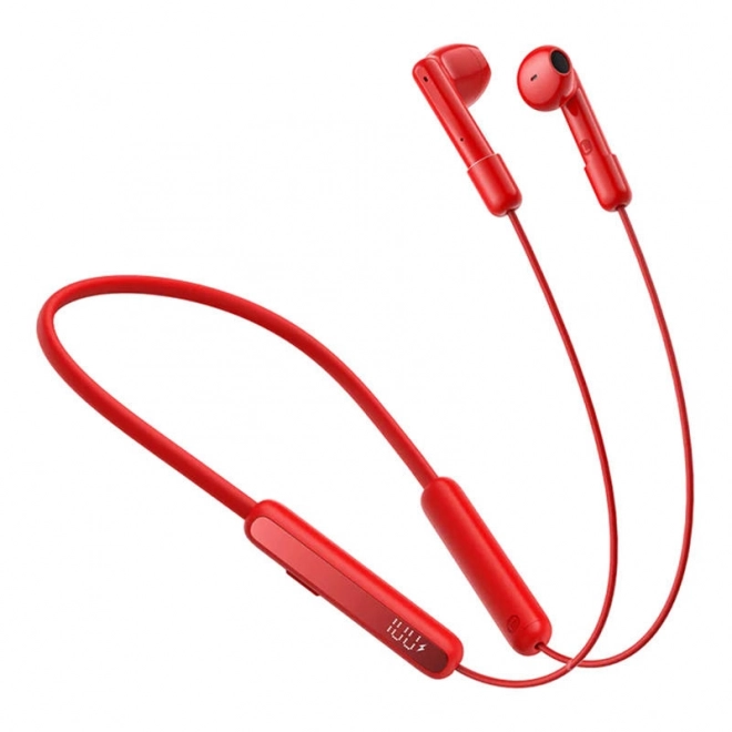 Écouteurs sans fil magnétiques tour de cou Joyroom JR-DS1 rouge