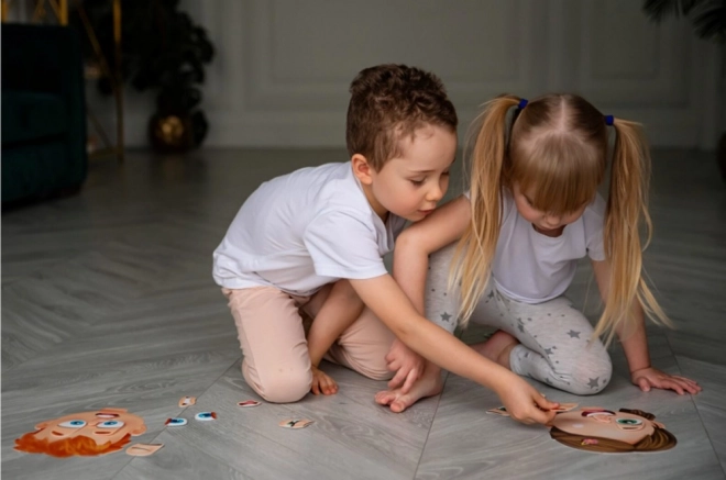 Puzzles Velcro Émotions
