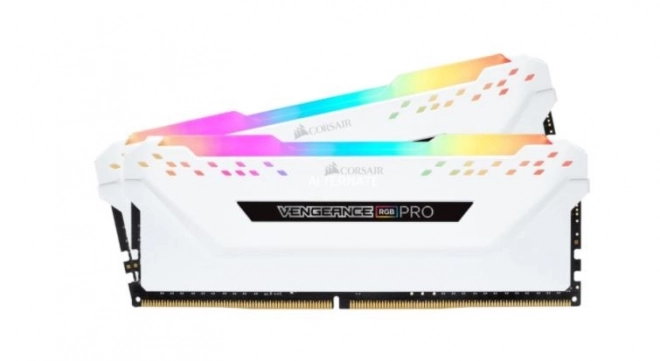 Mémoire Corsair Vengeance RGB 16GB 3200MHz CL16 blanche