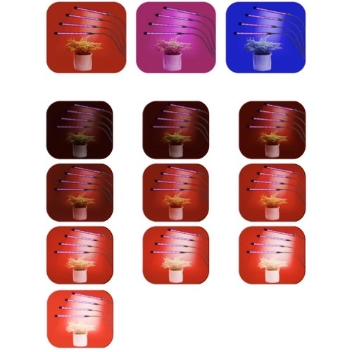 Lampe 20 LED 4 pcs. pour la croissance des plantes Gardlov 19388