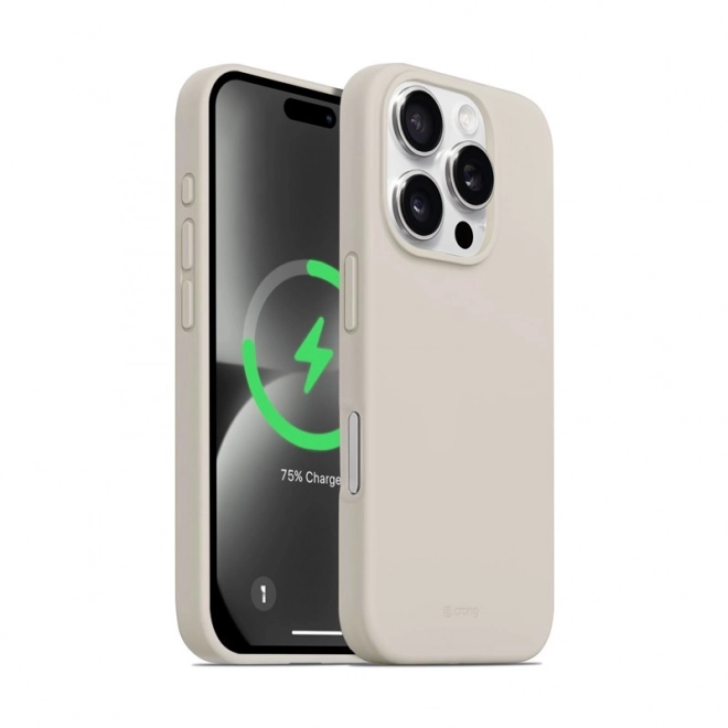Coque de protection Color Cover Magnetic pour iPhone 16 Pro Max MagSafe sable beige