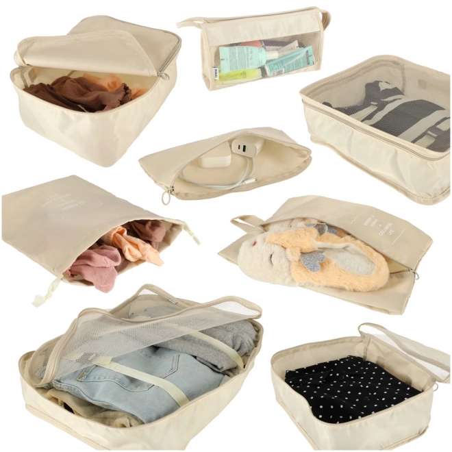 Ensemble d'organisateurs de voyage pour valise - 8 pièces