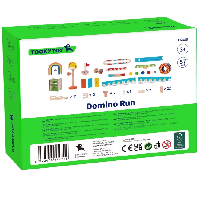 Blocs de construction en bois domino / puzzle domino Tooky Toy
