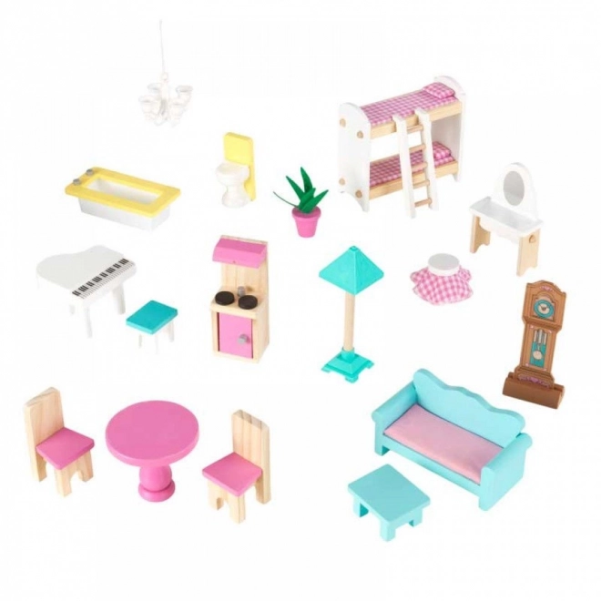 Maison de poupées Abbey Manor de KidKraft avec accessoires