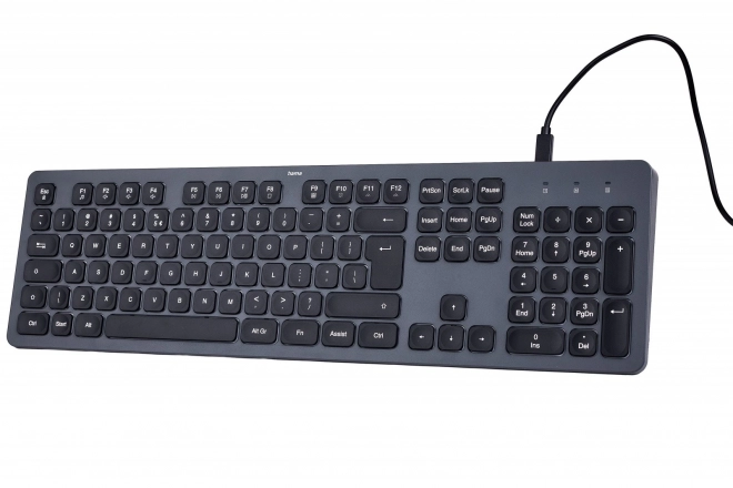 Clavier filaire Hama CK-400 noir-gris