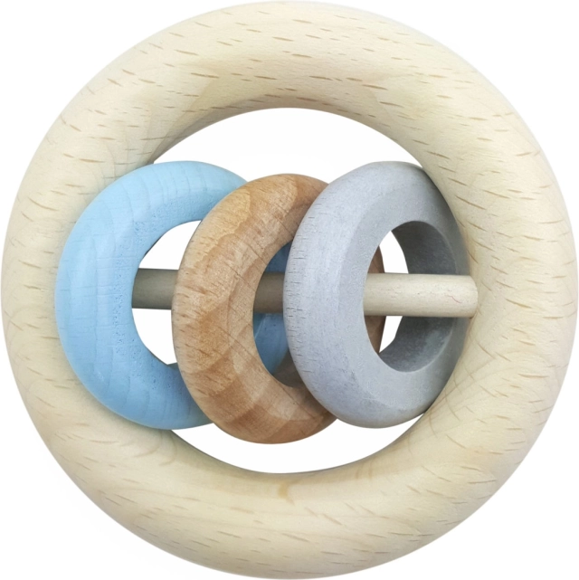 Hess hochet trois anneaux – bleu