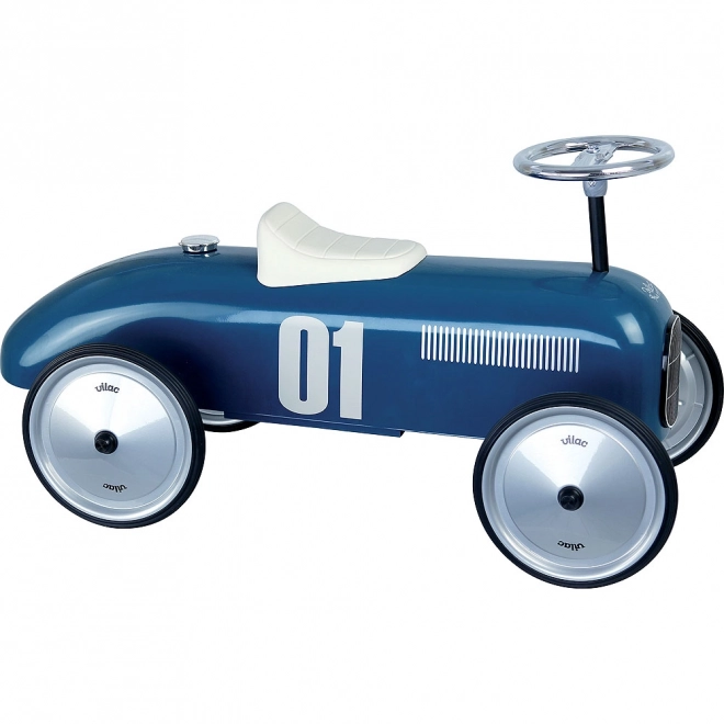 Draisienne en métal vintage bleue