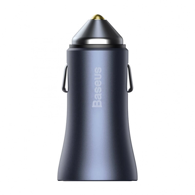 Chargeur de voiture Baseus avec USB double et câble USB-C
