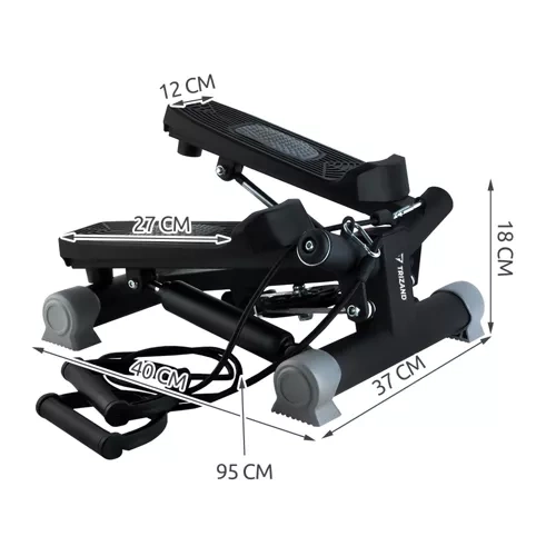 HQ Trizand stepper oblique avec câbles 22776