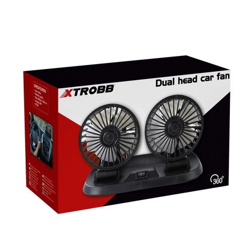 Xtrobb ventilateur double pour voiture 23222
