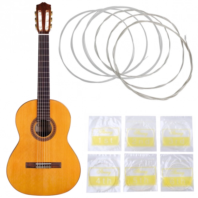 Cordes en nylon pour guitare classique - ensemble de 6 pièces